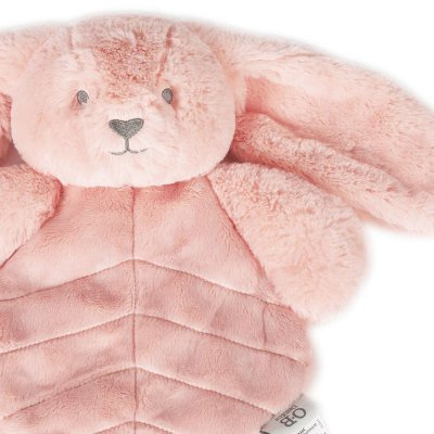 Doudou peluche lapin 30 cm - rose