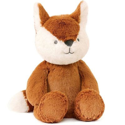 Peluche ultra douce renard 40 cm -cuivré