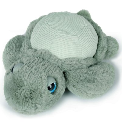 Peluche ultra douce tortue 33 cm - sauge