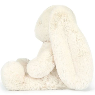 Peluche ultra douce lapin 40 cm - crème