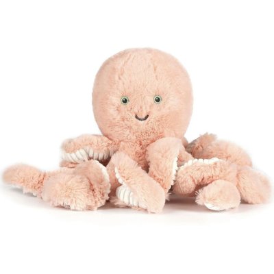 Peluche ultra douce poulpe 38 cm - rose des sables