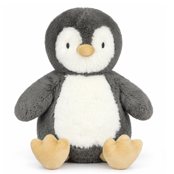 Peluche ultra douce lapin 35 cm - gris/blanc Ob designs