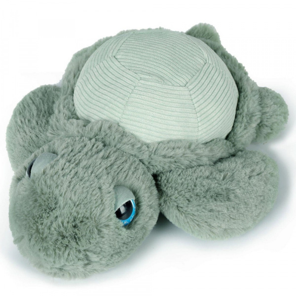 Peluche ultra douce tortue 33 cm - sauge Ob designs