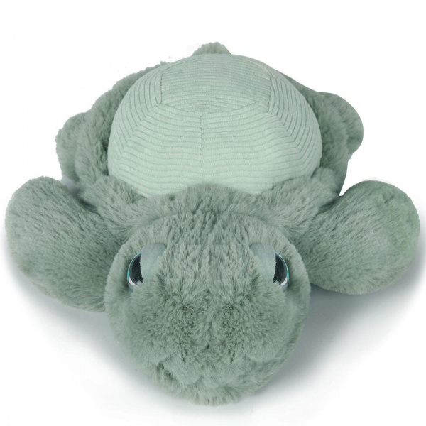 Peluche ultra douce tortue 33 cm - sauge Ob designs