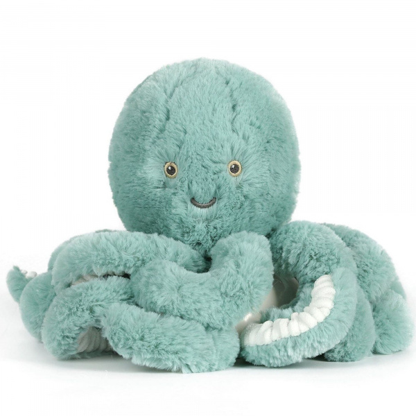 Peluche ultra douce poulpe 38 cm - bleu céladon Ob designs
