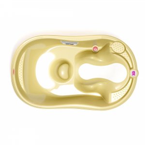 Baignoire onda evolution sans support jaune Okbaby