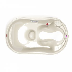 Baignoire onda evolution sans support blanc cassé beige Okbaby