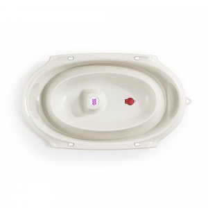 Baignoire onda slim pliante blanch cassé beige Okbaby