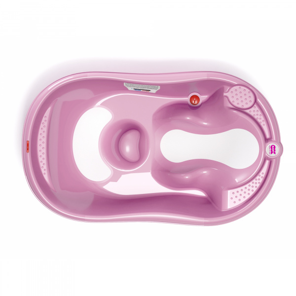 Baignoire onda evolution sans support rose Okbaby