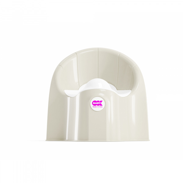 Pot pasha potty blanc cassé beige Okbaby