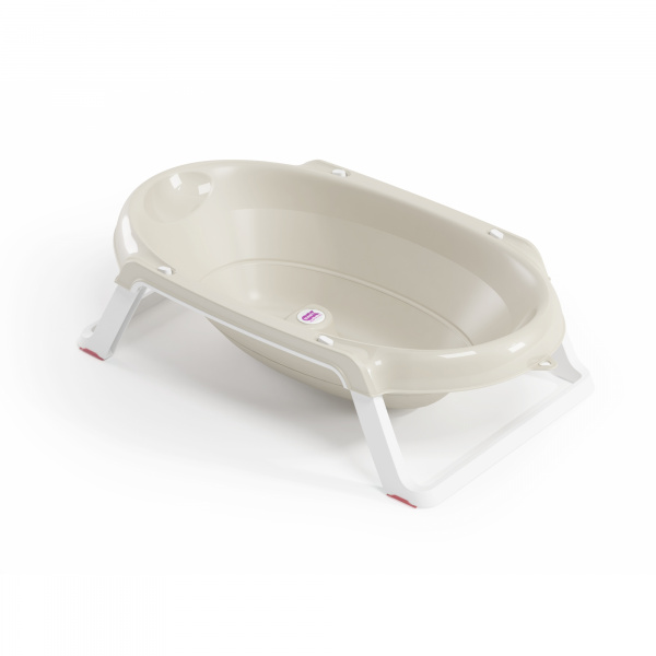 Baignoire onda slim pliante blanch cassé beige Okbaby