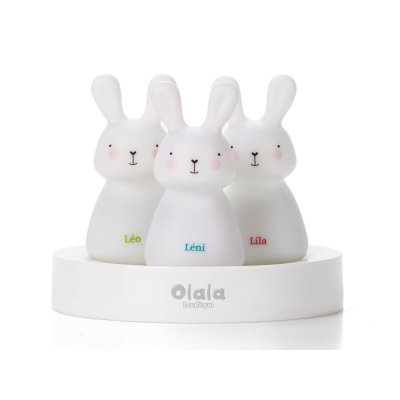 OLALA BOUTIQUE Trio de veilleuses lapins à induction