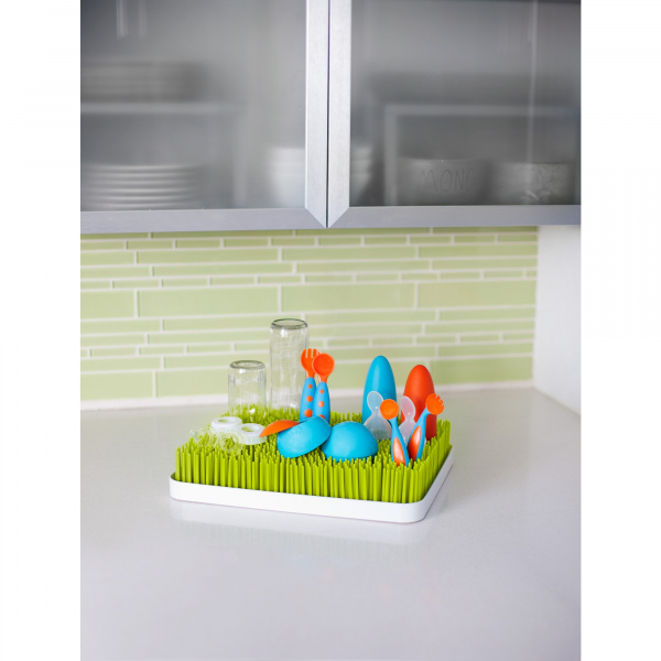 Grand égouttoir biberons lawn gazon vert Boon