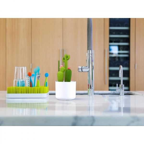 Set de 4 brosses à biberons cactus Boon