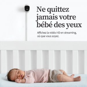 Babyphone audio avec vidéo cam 2 blanc Owlet