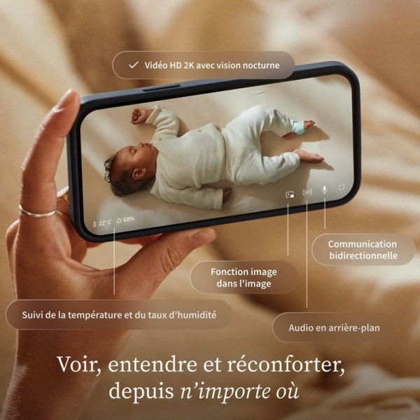 Caméra bébé connectée dream sight Owlet