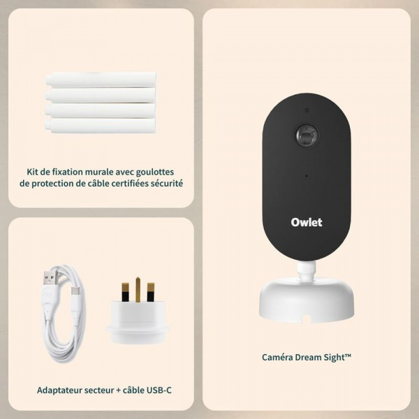 Caméra bébé connectée dream sight Owlet