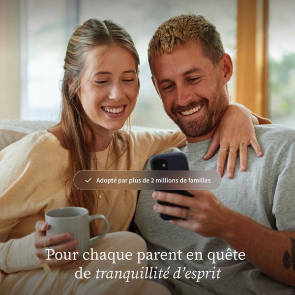 Pack chaussette connectée dream sock dusty rose + caméra bébé dream sight Owlet