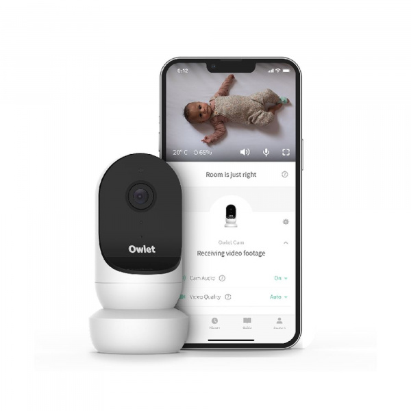 Babyphone audio avec vidéo cam 2 blanc Owlet