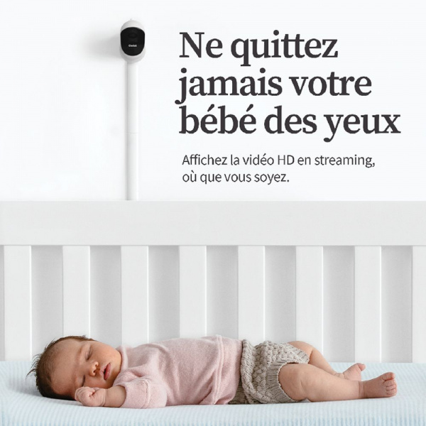 Babyphone audio avec vidéo cam 2 blanc Owlet