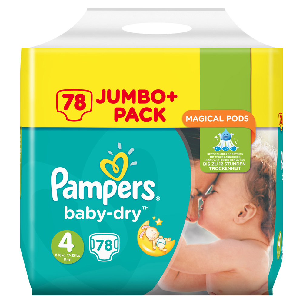 Couches baby dry taille 4 (816 kg) 78 couches de Pampers sur allobébé