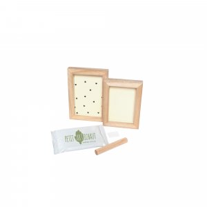 Cadre à empreinte duo jolis coeurs Petit artichaut