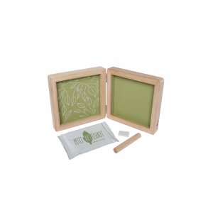 Cadre à empreinte 2 volets olive tree Petit artichaut