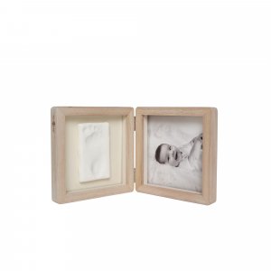 Cadre à empreinte 2 volets jolis coeurs Petit artichaut