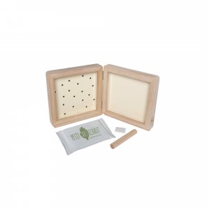 Cadre à empreinte 2 volets jolis coeurs Petit artichaut