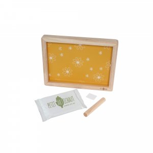 Cadre à empreinte daisy ochre Petit artichaut