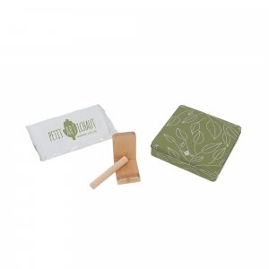 Cadre empreinte baby box carrée olive tree Petit artichaut