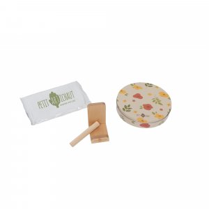 Cadre empreinte baby box ronde little prairie Petit artichaut