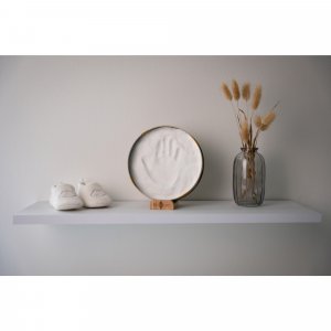 Cadre empreinte baby box ronde little prairie Petit artichaut