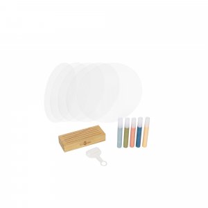 Cadre transparent 5 empreintes family colors Petit artichaut