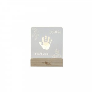 Cadre lumineux chambre bébé bois olive tree Petit artichaut
