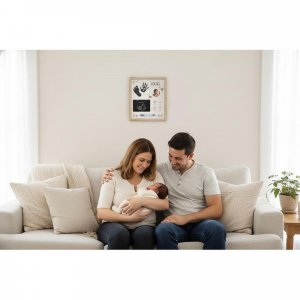 Cadre maternité bébé bois Petit artichaut