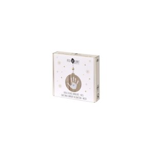Boule de noël empreinte bois Petit artichaut
