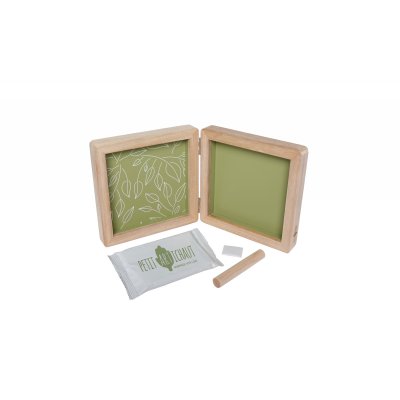 Cadre à empreinte 2 volets olive tree