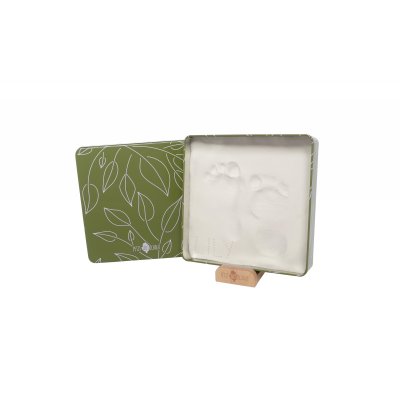 Cadre empreinte baby box carrée olive tree