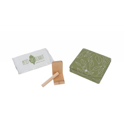 Cadre empreinte baby box carrée olive tree