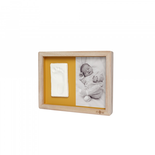 Cadre à empreinte daisy ochre Petit artichaut