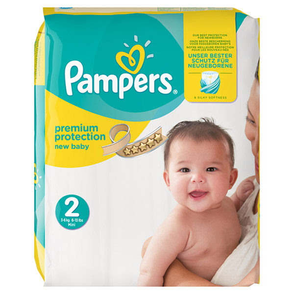 Couches premium new baby sensitive taille 2 (36 kg) 240 couches de