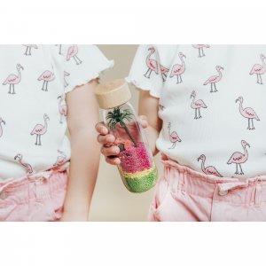 Bouteille sensorielle spy flamant rose Petit boum