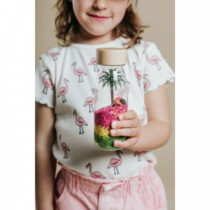 Bouteille sensorielle spy flamant rose Petit boum