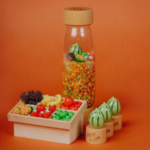 Bouteille sensorielle learn fruits Petit boum