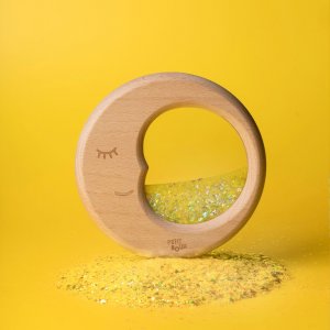 Jouet en bois sensoriel lune Petit boum