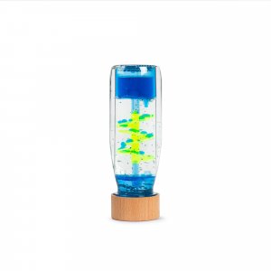 Bouteille sensorielle move spirale bleu Petit boum