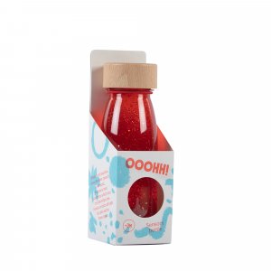 Bouteille sensorielle float rouge Petit boum