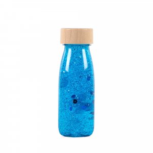 Bouteille sensorielle float bleue Petit boum