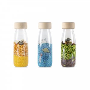 Lot de 3 bouteilles sensorielles nature Petit boum